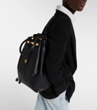 The Row Backpack 11 leather backpack