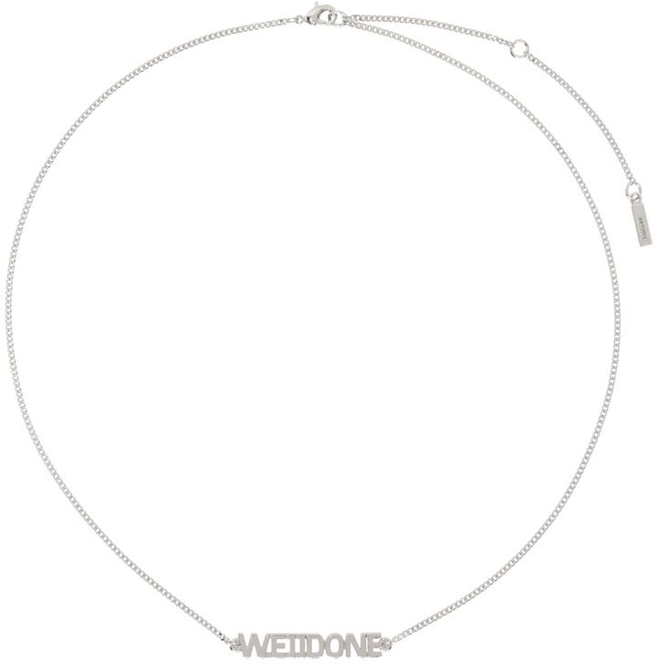 Photo: We11done Silver Lettering Necklace
