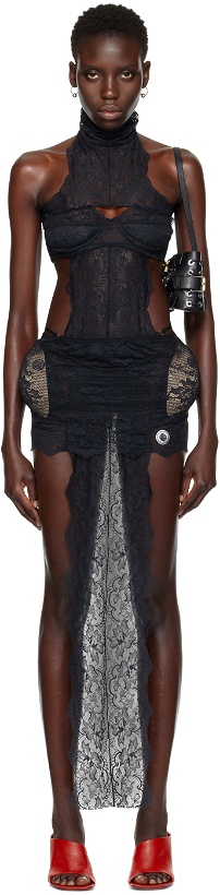 Photo: Jean Paul Gaultier Black Shayne Oliver Edition Minidress