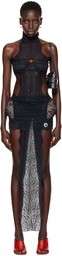 Jean Paul Gaultier Black Shayne Oliver Edition Minidress