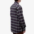 Burberry Men's Simpson Check Shirt in Navy Check