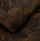 OLIVER SPENCER - Unstructured Camouflage-Print Cotton Blazer - Multi