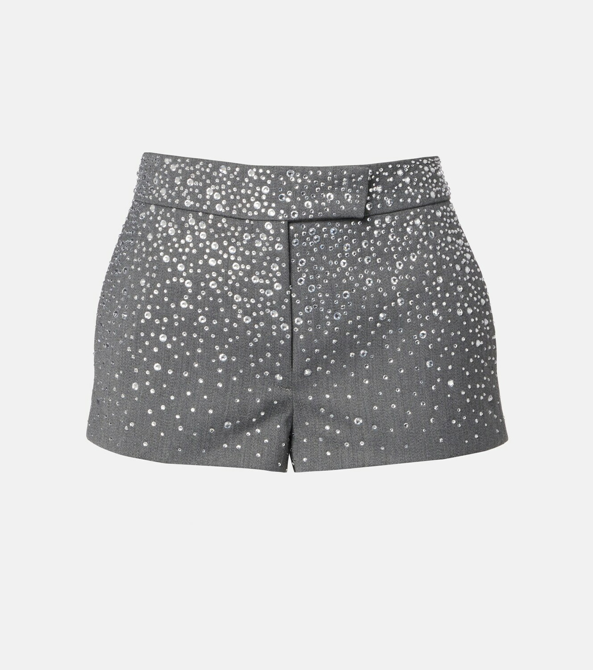 Alex Perry Low-rise crystal-embellished micro shorts