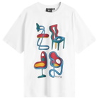 By Parra Men's Unreasonable Chairs T-Shirt in White