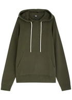 Paige Donaldson Hooded Knitted Sweatshirt Dark Green