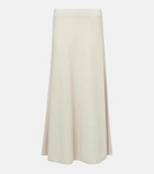 Lisa Yang Torie high-rise cashmere maxi skirt