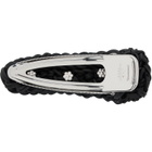 SHUSHU/TONG Black Rhinestone Flower Hair Clip