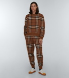 Burberry - Checked cashmere pants