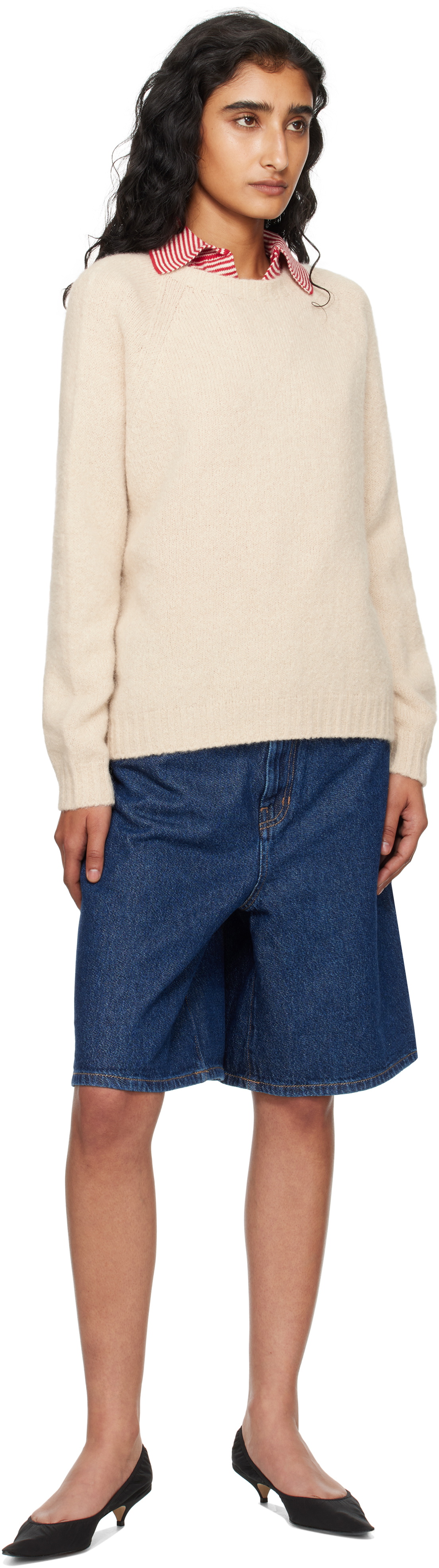 Weekend Max Mara Off-White Ghiacci Sweater