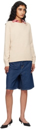 Weekend Max Mara Off-White Ghiacci Sweater