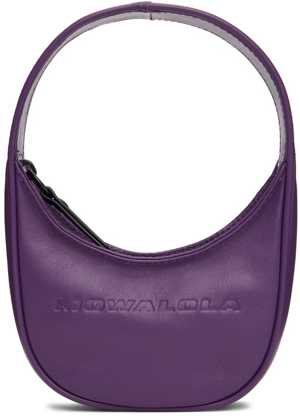 Photo: Mowalola Purple Small Bundle Bag