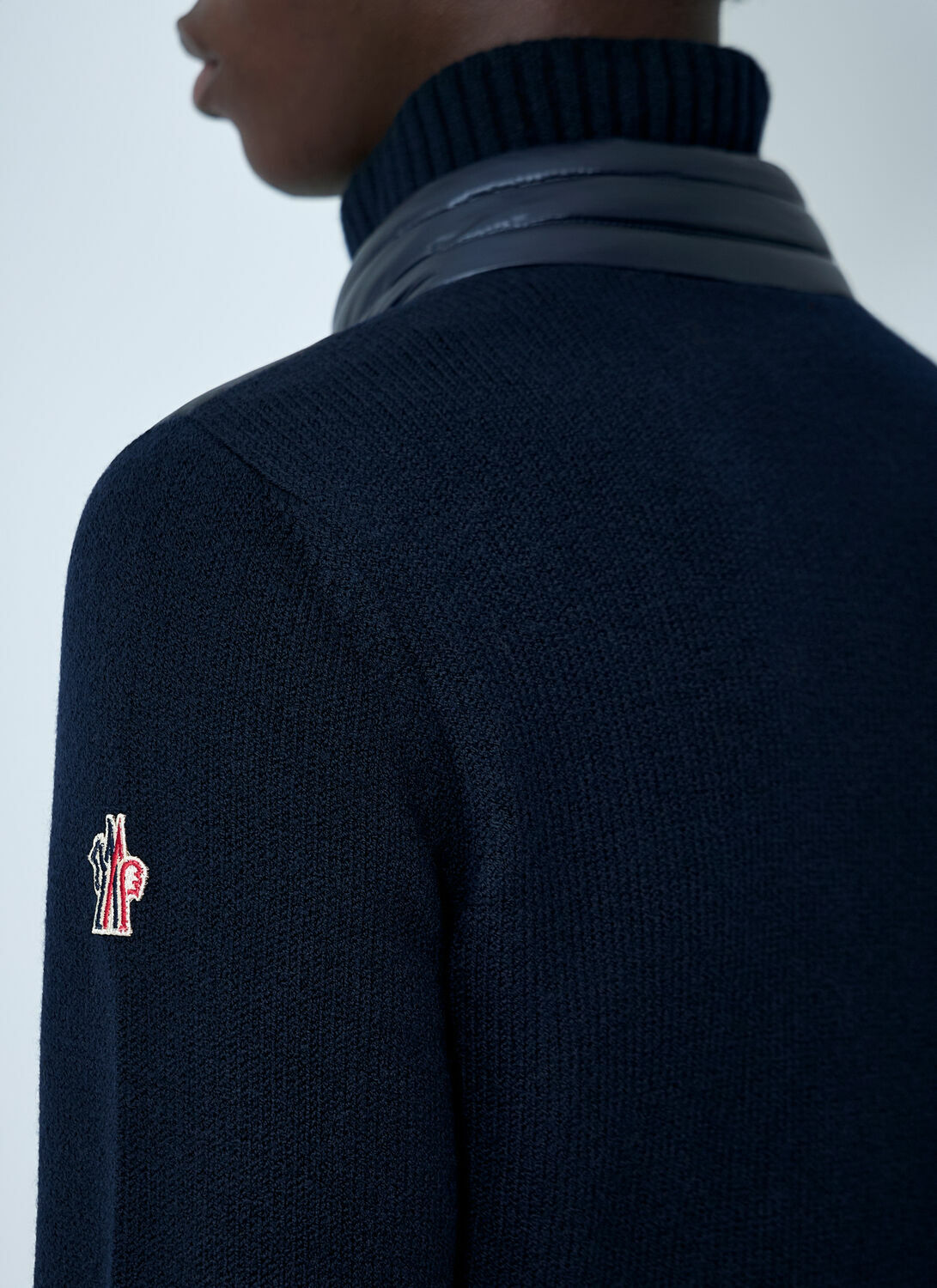 Moncler Grenoble Satin Quilted Cardigan