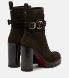 Christian Louboutin Dianouchette 100 suede ankle boots