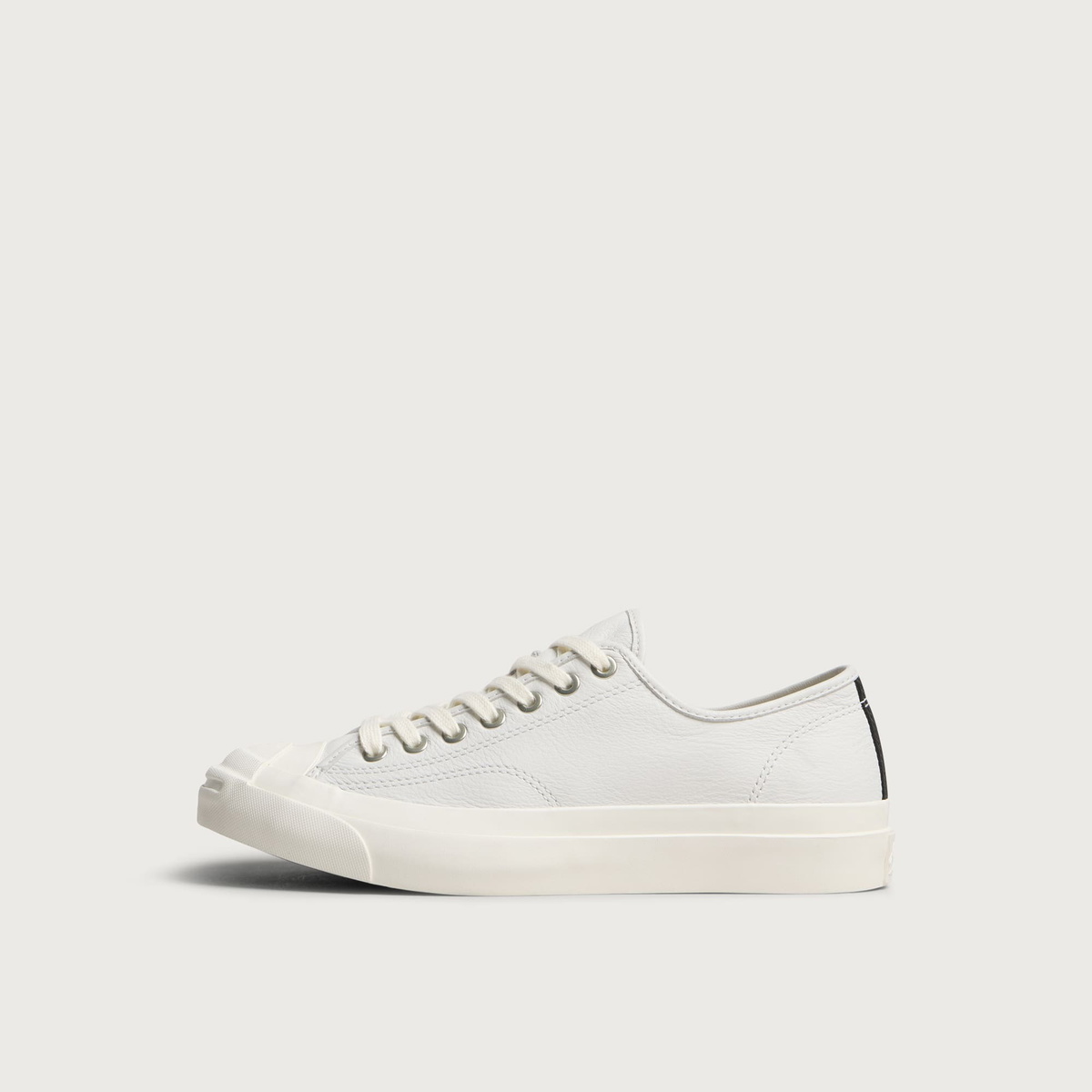 Converse Men's First String Jack Purcell Sneaker in White/Marshmallow/Black