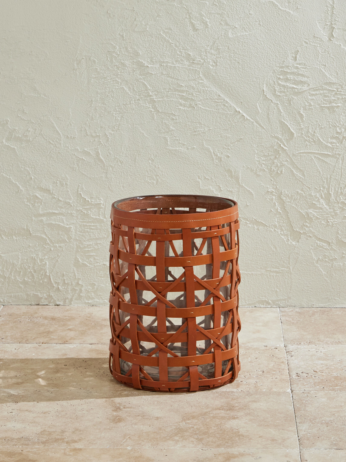 Ralph Lauren Home - Preston Medium Woven Leather Hurricane