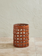 Ralph Lauren Home - Preston Medium Woven Leather Hurricane