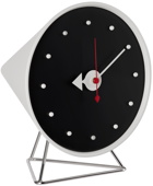 Vitra White & Black Cone Clock