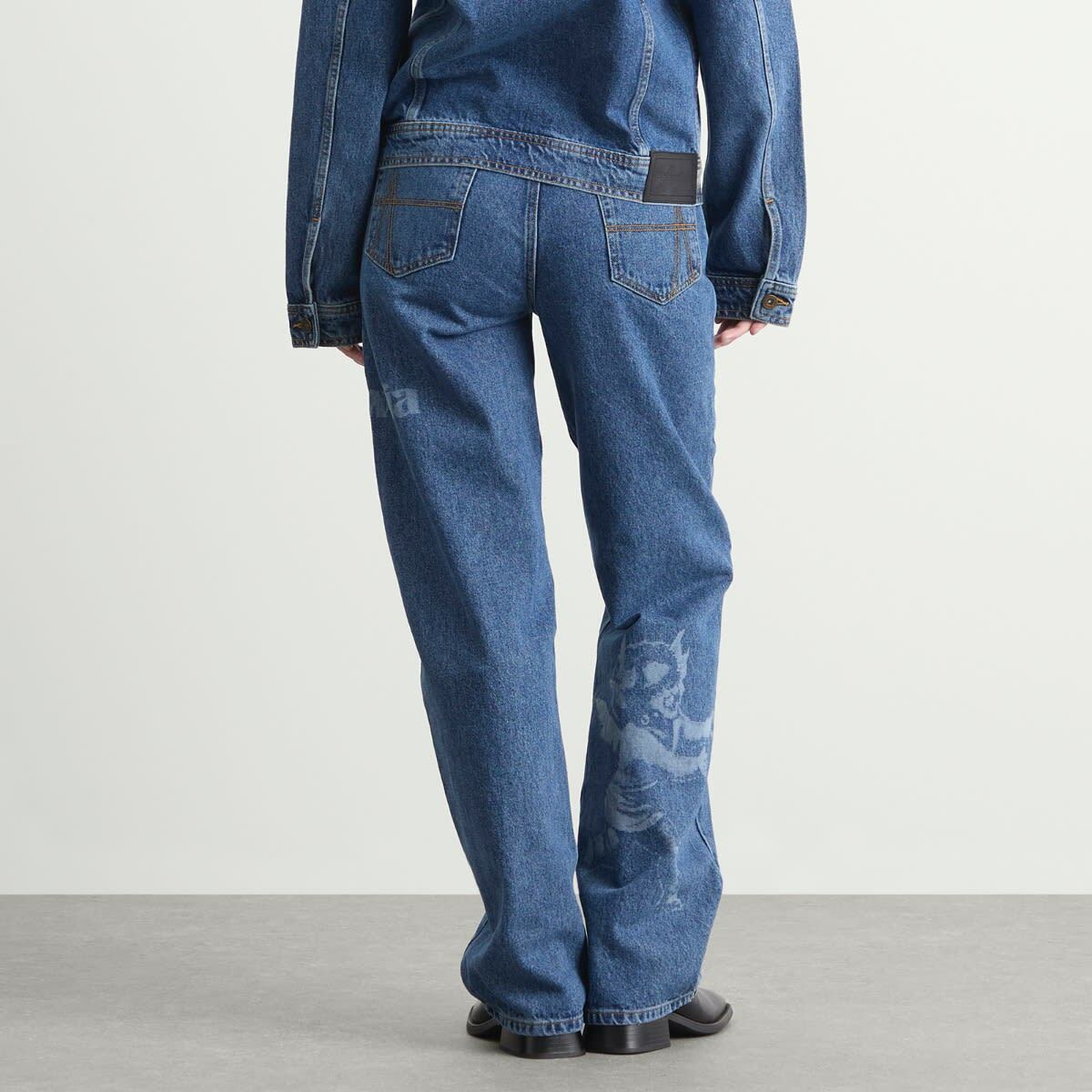 Ahluwalia Women's Laser Jeans in Vintage Indigo