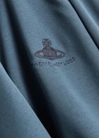 Vivienne Westwood Orb-embroidered Cotton Sweatshirt Denim