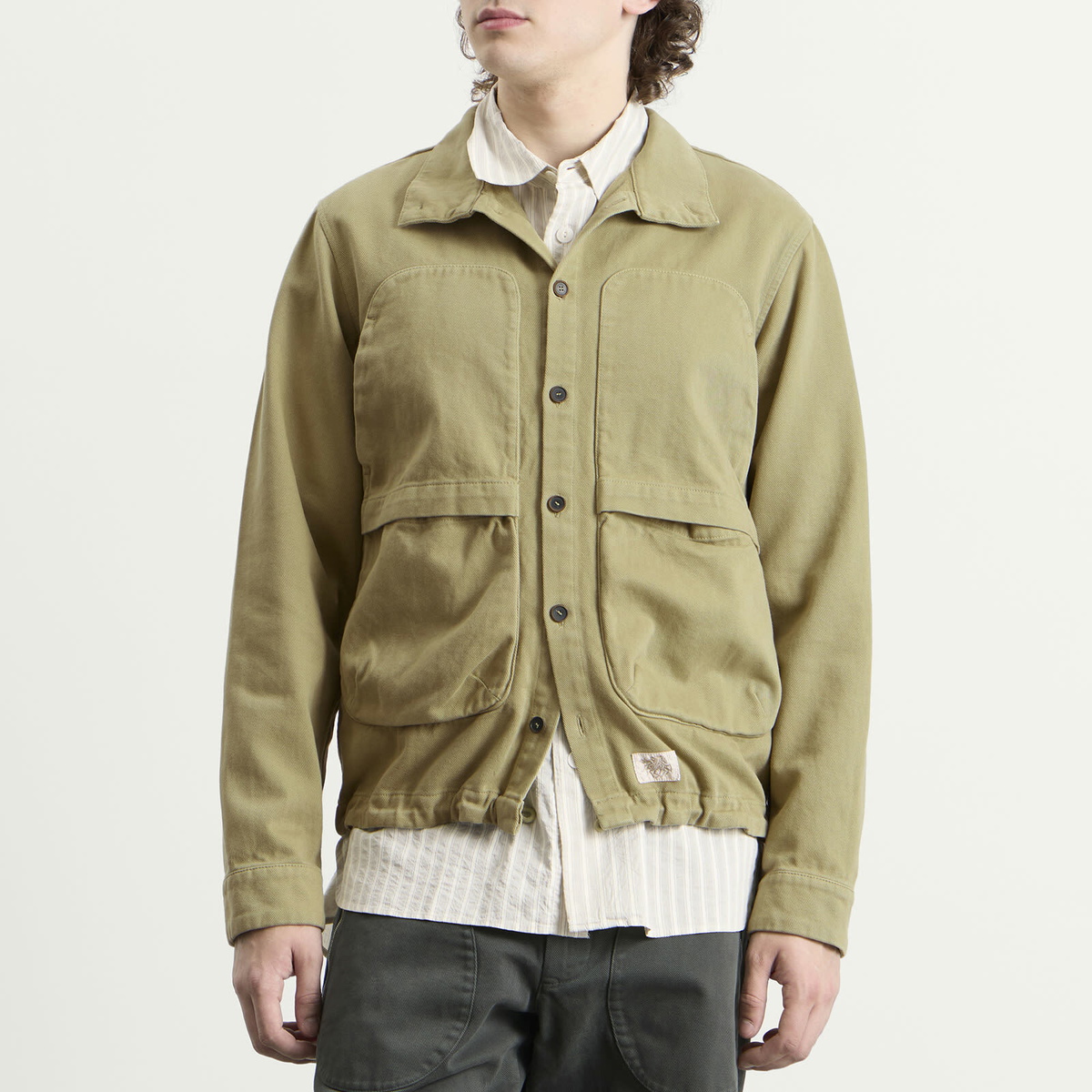 Ranra Men's Epitome Cotton Overshirt in Boa
