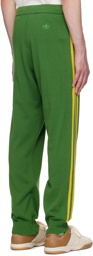 Wales Bonner Green & Yellow adidas Originals Edition Embroidered Logo Sweatpants