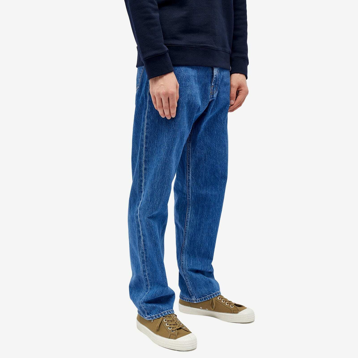 Norse Projects Men's Relaxed Denim Jeans in Vintage Indigo Norse Projects