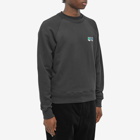 Maison Kitsuné Men's Double Monochrome Fox Head Adjusted Sweatshir in Black