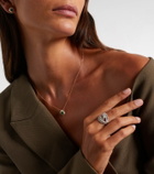 Suzanne Kalan One Of A Kind 18kt gold necklace with emerald and diamonds