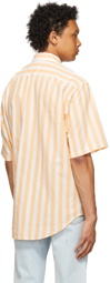 Levi's Vintage Clothing White & Orange Diamond Shirt