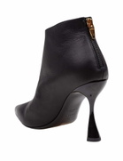 Balmain Black Leather Ankle Boot