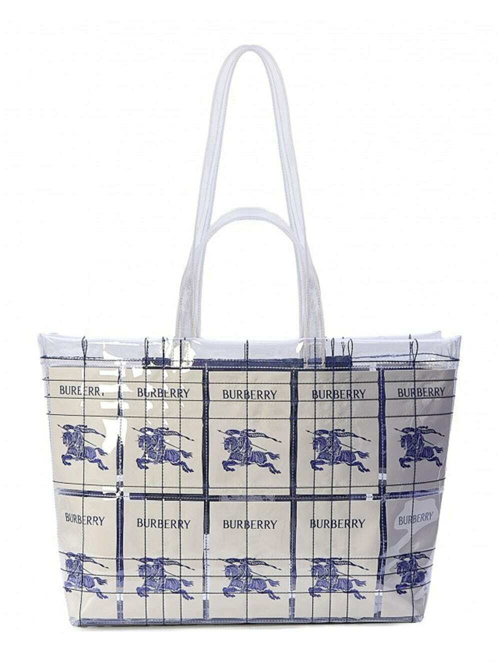 【BURBERRY】EKD TOTE BAG Burberry EKD Medium canvas tote bag Burberry