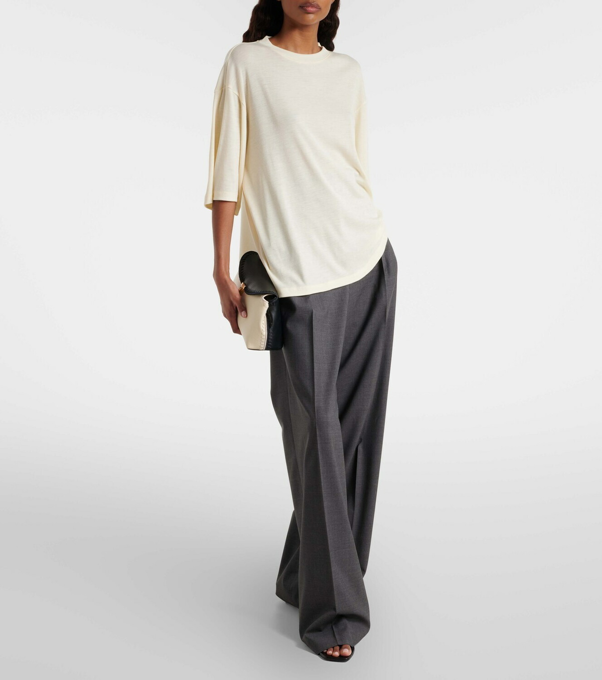 Róhe Oversized wool T-shirt