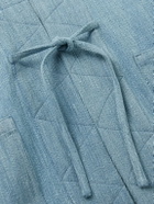 Kardo - Osaka Printed Denim Jacket - Blue