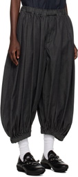 Black Comme des Garçons Black Gabardine Trousers