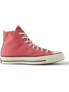 CONVERSE - Chuck 70 Recycled Canvas High-Top Sneakers - Pink