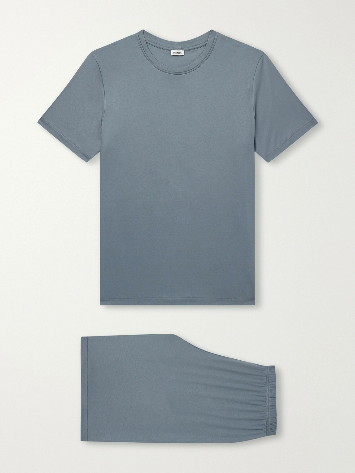 Zimmerli - Sea Island Cotton-Jersey Pyjama Set - Blue