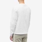 Palm Angels Men's Sartorial Tape Long Sleeve T-Shirt in White