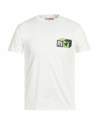 Modes Garments Mens T-shirt in White