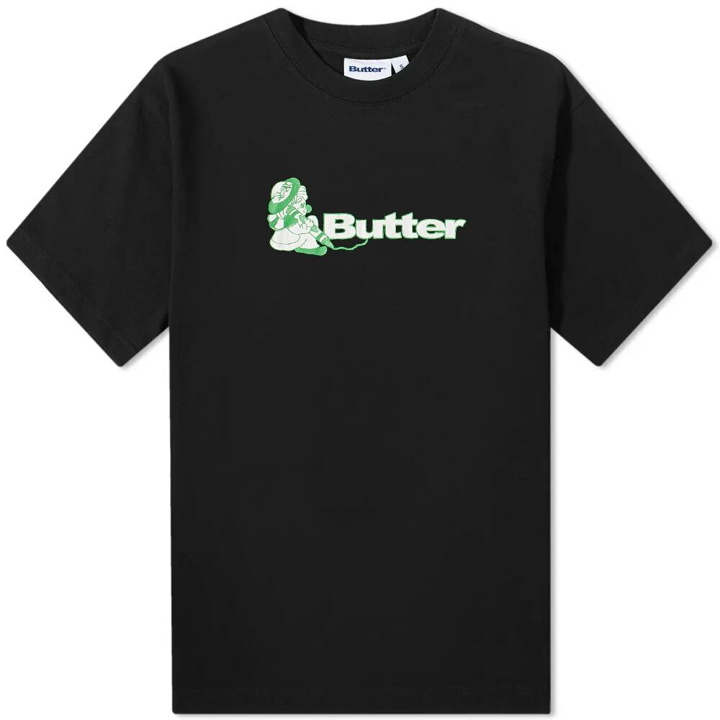 Photo: Butter Goods Men's Crayon Logo T-Shirt in Black