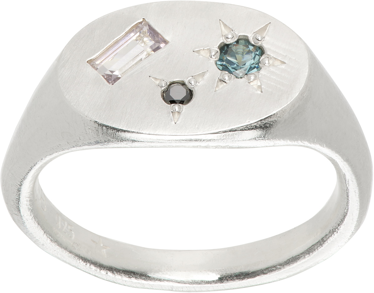 Seb Brown Oval Neapolitan Ring