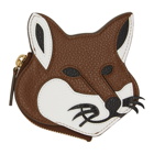 Maison Kitsune Multicolor Fox Head Coin Purse