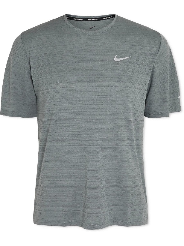 Photo: Nike Running - Miler Dri-FIT Running T-Shirt - Gray