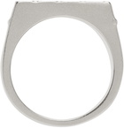 C2H4 Silver Future Yacht Club CH Monogram Ring