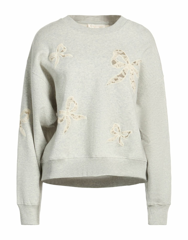 Photo: Loveshackfancy Womens Sweatshirt Light in Grey