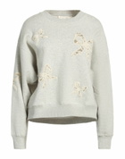 Loveshackfancy Womens Sweatshirt Light in Grey