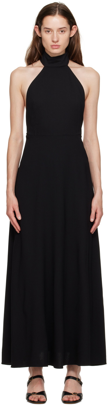 Matteau Black T-Back Maxi Dress