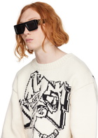 Off-White Black Arrows-Motif Sunglasses