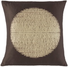 Studio Variously Brown & Off-White Shunya Silk Pillow