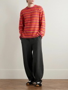 The Elder Statesman - Daily Wide-Leg Cotton and Cashmere-Blend Jersey Sweatpants - Gray