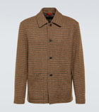 Barena Venezia Berico houndstooth wool-blend overshirt